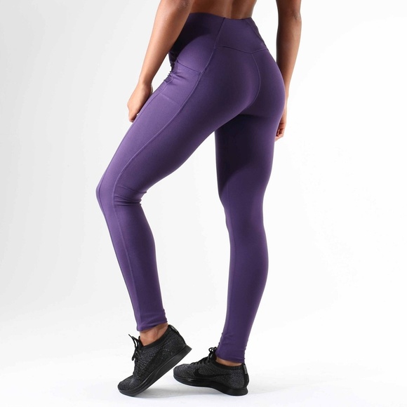 Gymshark Dry Sculpture Leggings - Rich Purple - Picture 2 of 2